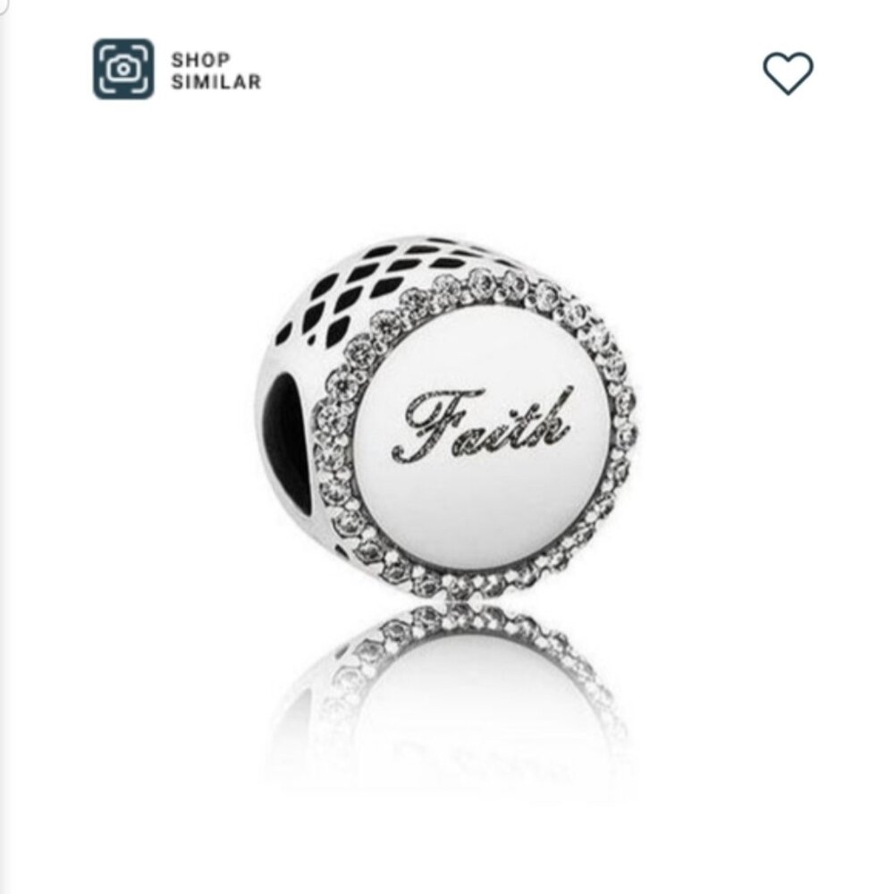 Pandora Faith Cross Charm